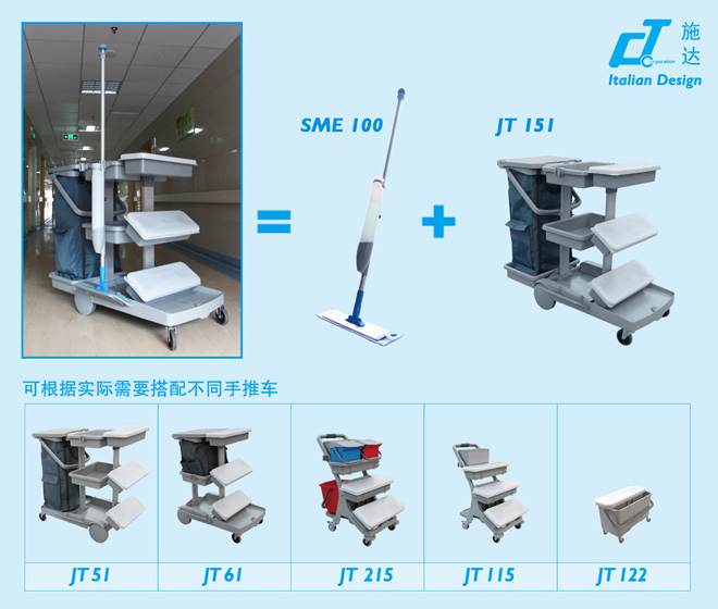 施達(dá)噴灑平拖系統(tǒng)日常地面保潔簡易流程